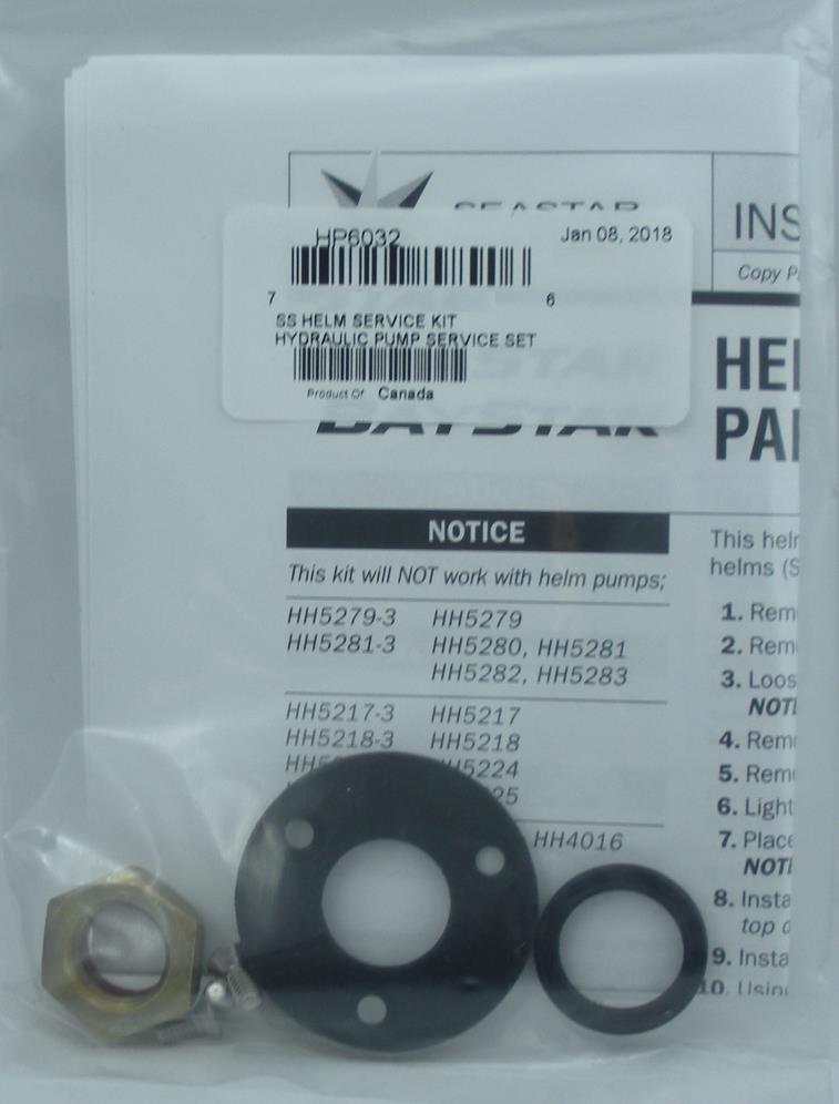 TELEFLEX HS5176 SEASTAR HYDRAULIC STEERING HELM SEAL KIT 8645 eBay