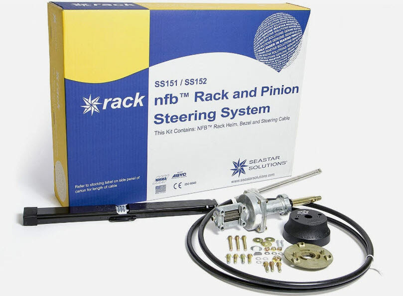 Teleflex SS152 12` Nfb Pro Rack Steering System With SSC135 Dual Cable