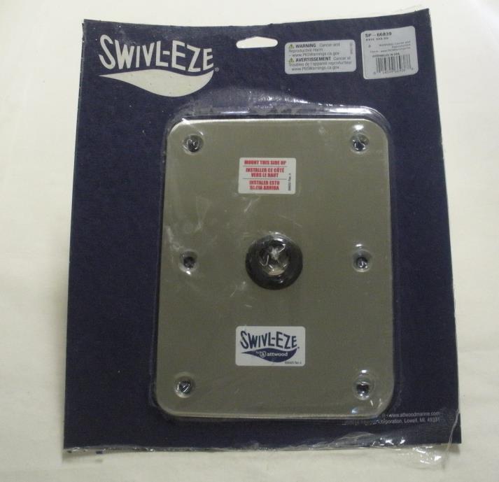 SWIVLEZE STAINLESS PEDESTAL SEAT BASE PLATE 6x8 3976 eBay