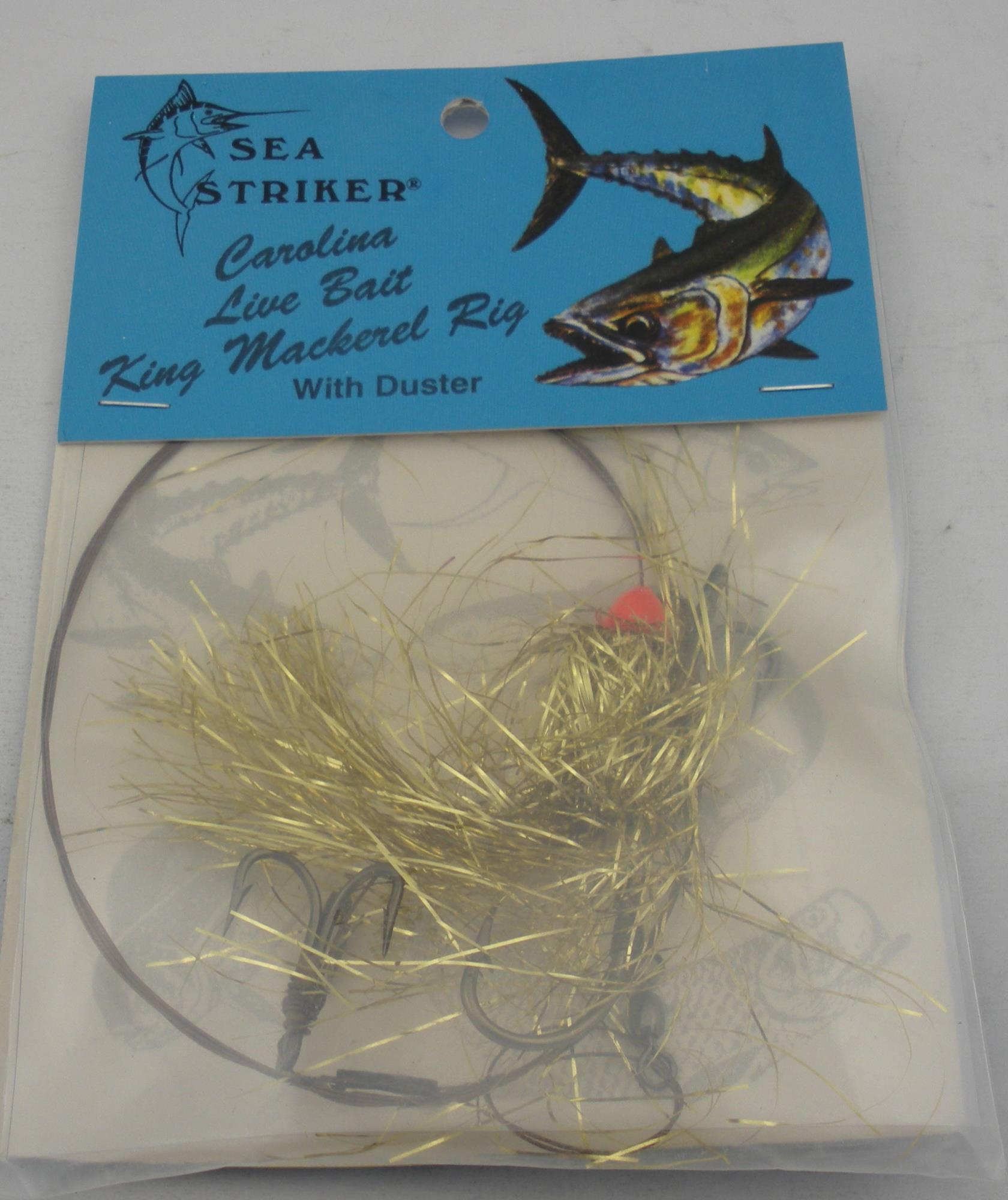 Sea Striker DLBRGLD Live Bait 2 Treble Hook King Mackerel Rig W