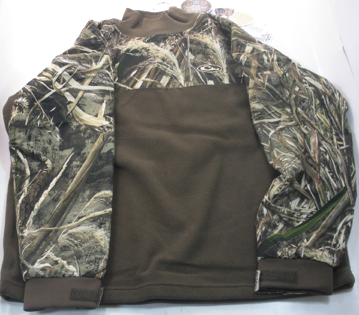 Drake Waterfowl 23100154 Mst Eqwader Turtleneck Pullover Max5 Camo XL