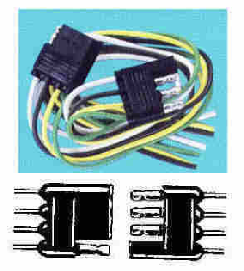 SIERRA-TC43674-FLAT-4-POLE-TRAILER-CONNECTOR-WIRE-4400