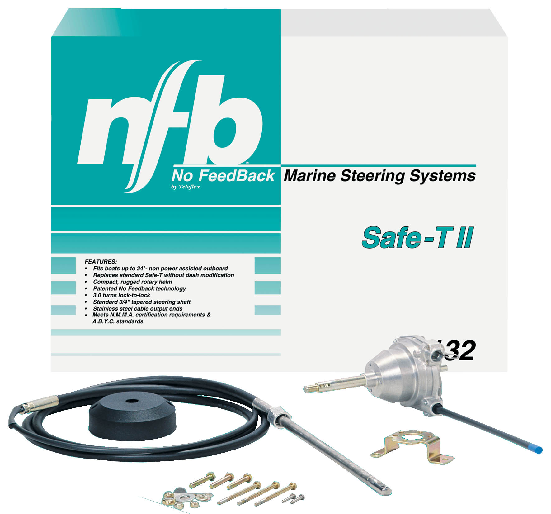 TELEFLEX SS132 10` NFB SAFET 2 ROTARY STEERING SYSTEM With SSC61 Cable 8720