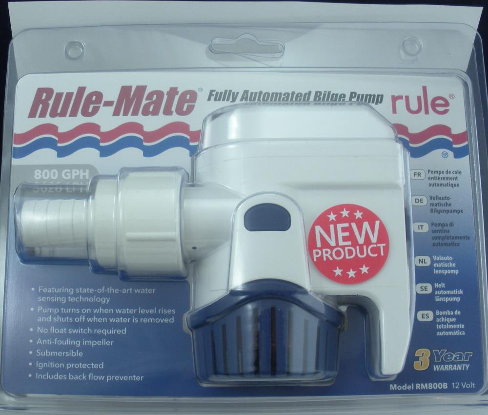 Square Bilge Pump Rule 800 G.P.H