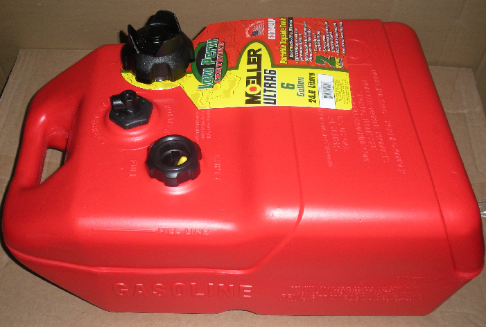 6 Gallon Plastic Marine Fuel Tank