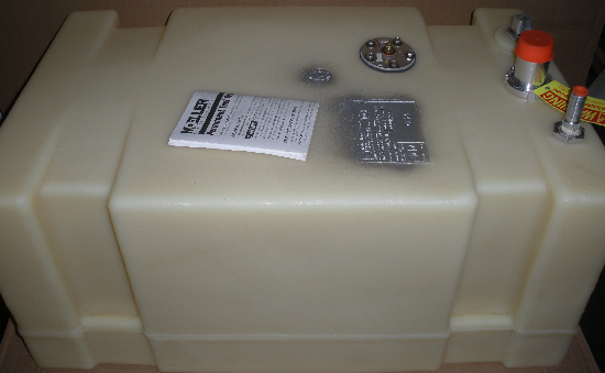 Moeller 32518 18 Gallon Below Deck Plastic Fuel Tank 11911