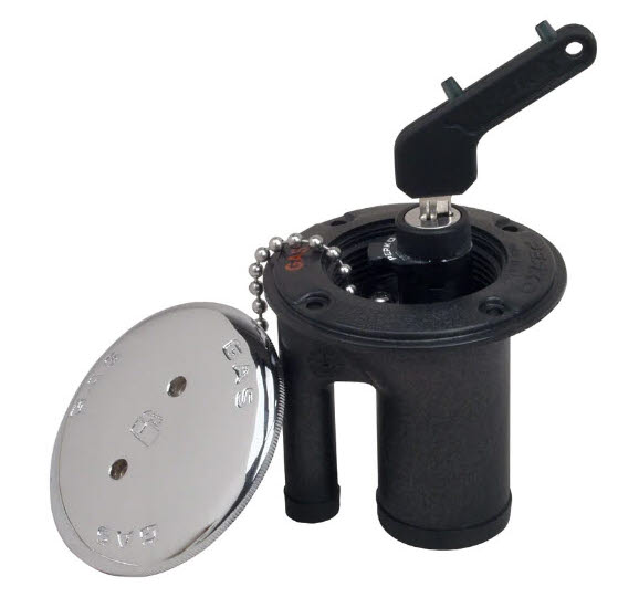Perko Chromalex Locking Gas Fill f/ 1-1/2