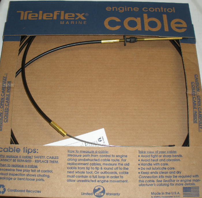 Cable CC17007 New Johnson Evinrude Old Style Throttle//Shift 7 Ft