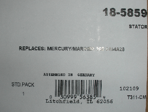 Sierra 18-5859 Stator Mercury 3985454A26 | eBay