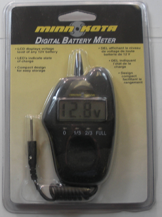MINN KOTA DIGITAL BATTERY METER LCD MK-BM-1D 1820087