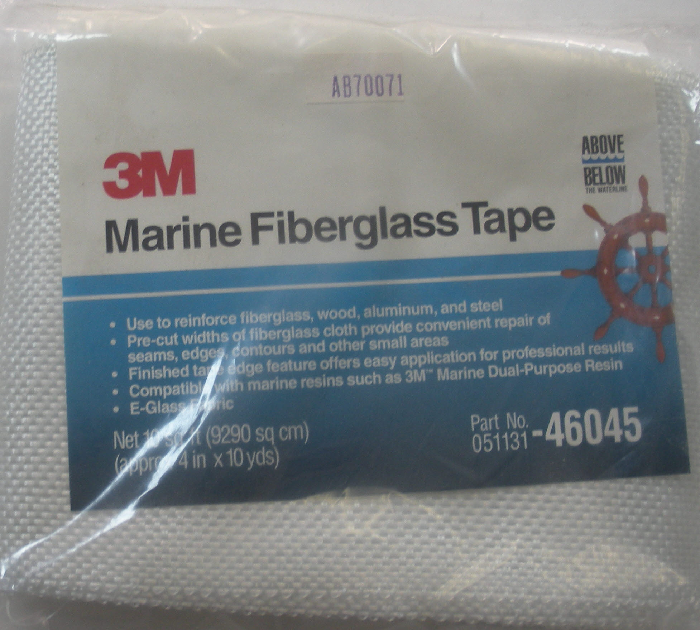 3M 46045 Marine Fiberglass Tape 4" x 10 Yds 18586 eBay
