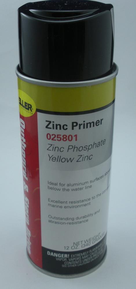 Moeller 025801 Zinc Phosphate Primer Yellow for Outboard Motor
