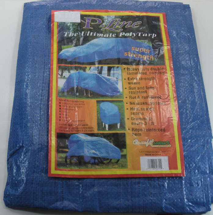 TARP BLUE POLYETHYLENE BOAT STORAGE COVER 136 97251B 20FT X 30FT BOATINGMALL