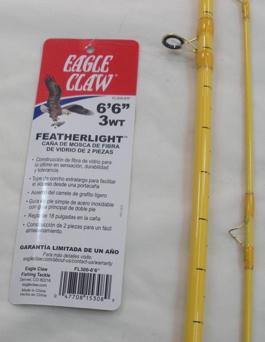Eagle Claw FL300-66 6`6 Fly Rod 3Wt Medium Light Action