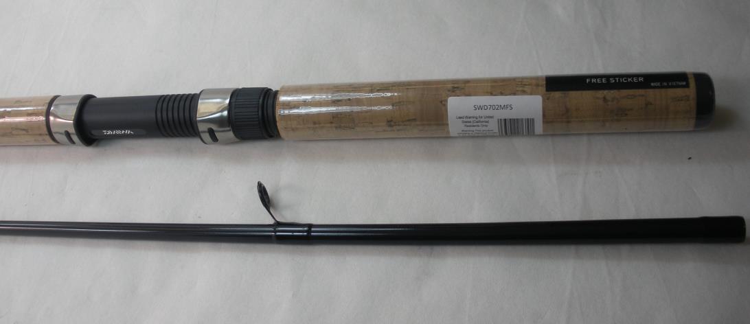 Daiwa SWD70 MFS 7 Ft Sweepfire Glass Spinning Rod Medium Fast Action 2 pc - Picture 2 of 4