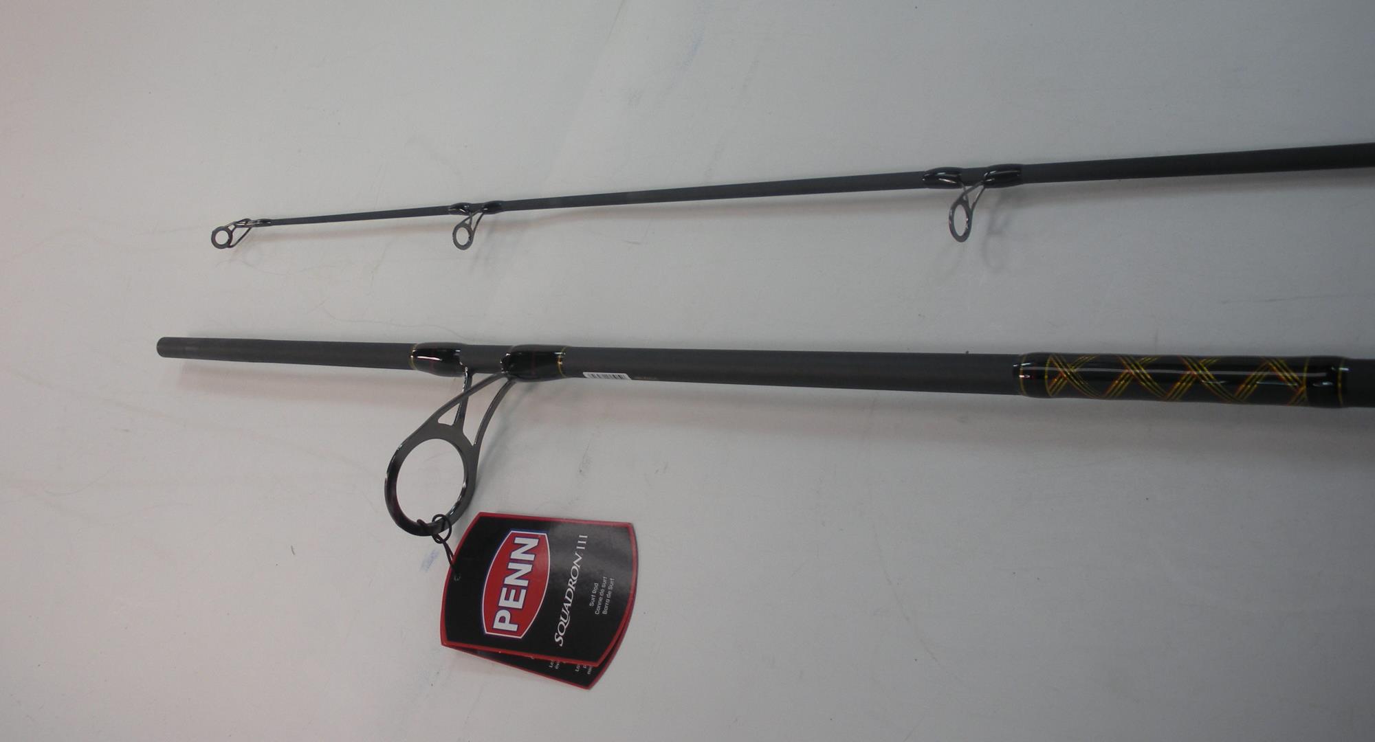 Penn 1522224 SQDSFIII1530S10 Squadron III Surf Spin Rod 10ft 2pc Med Hvy 15-30LB - Picture 5 of 10