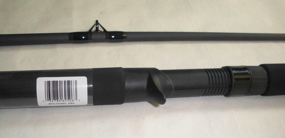 Zebco BCC702MH Big Cat Catfish Rod 7 Ft Casting Medium Heavy Action 2 ...