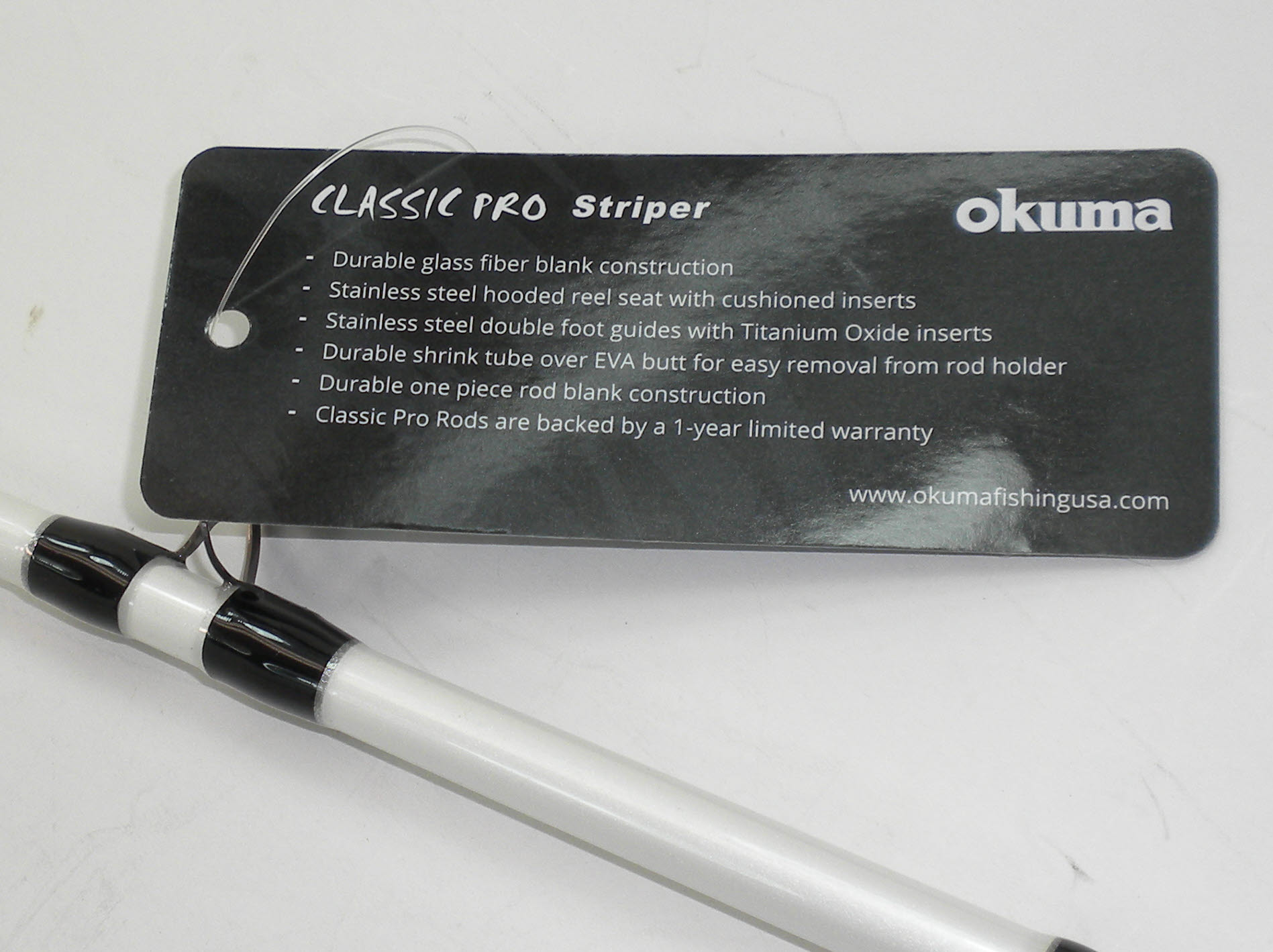 Okuma CST-LB-761ML Striper Casting Rod 7 Ft 6" Medium Light