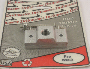 Driftmaster 206-B 1/2" Square Rail Clamp Base For Pro Rod Holder 6547 Driftmaster 206-B 1/2" Square Rail Clamp Base For Pro Rod Holder 6547