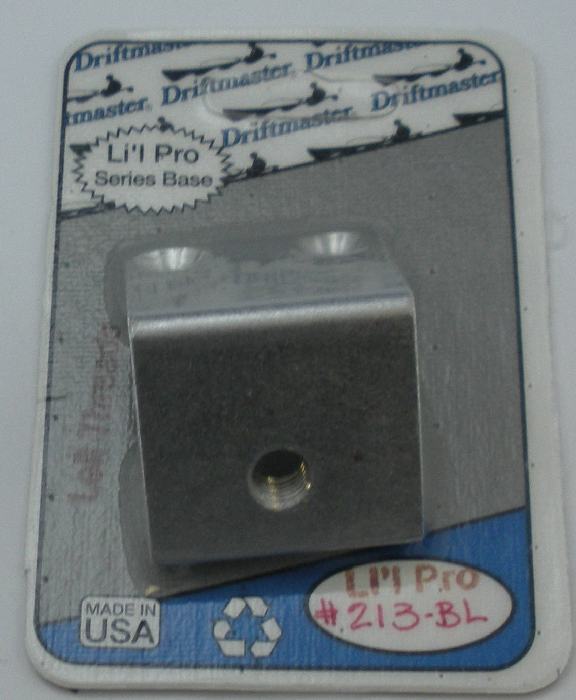 Driftmaster 213BL Left Thread Side Mount Base For 3/8" Lil Pro Rod Holder - Picture 1 of 5