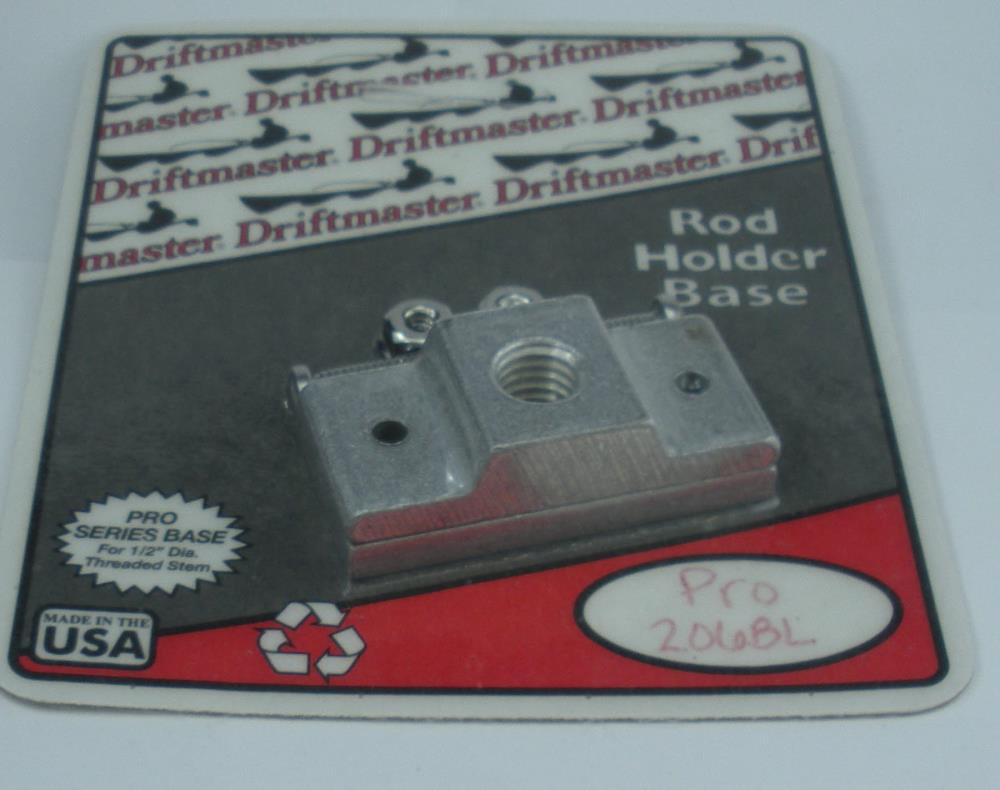 Driftmaster 206-B 1/2" Square Rail Clamp Base For Pro Rod Holder 6547