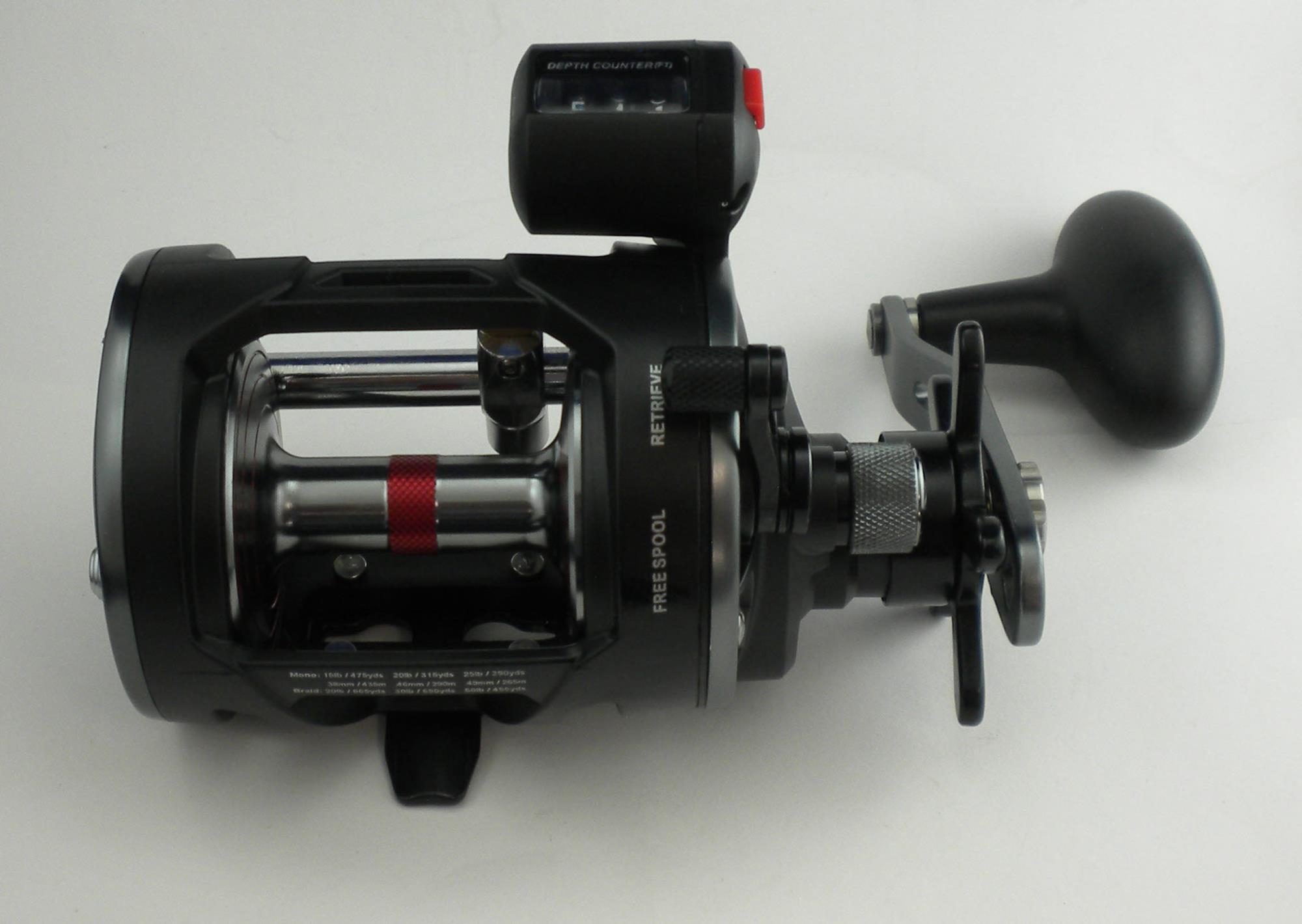 Penn WAR20LWLC Warfare Levelwind Reel with Line Counter 315y