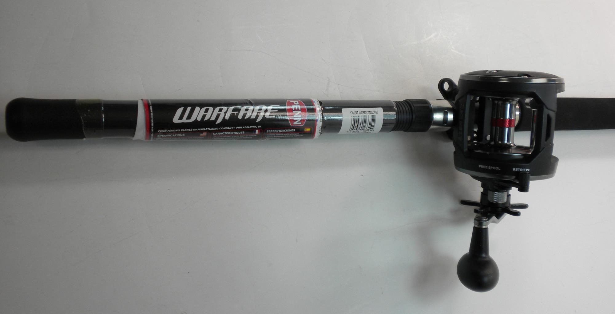 Penn 1366243 WAR30LW2050C66 Warfare Rod Reel Combo Trolling