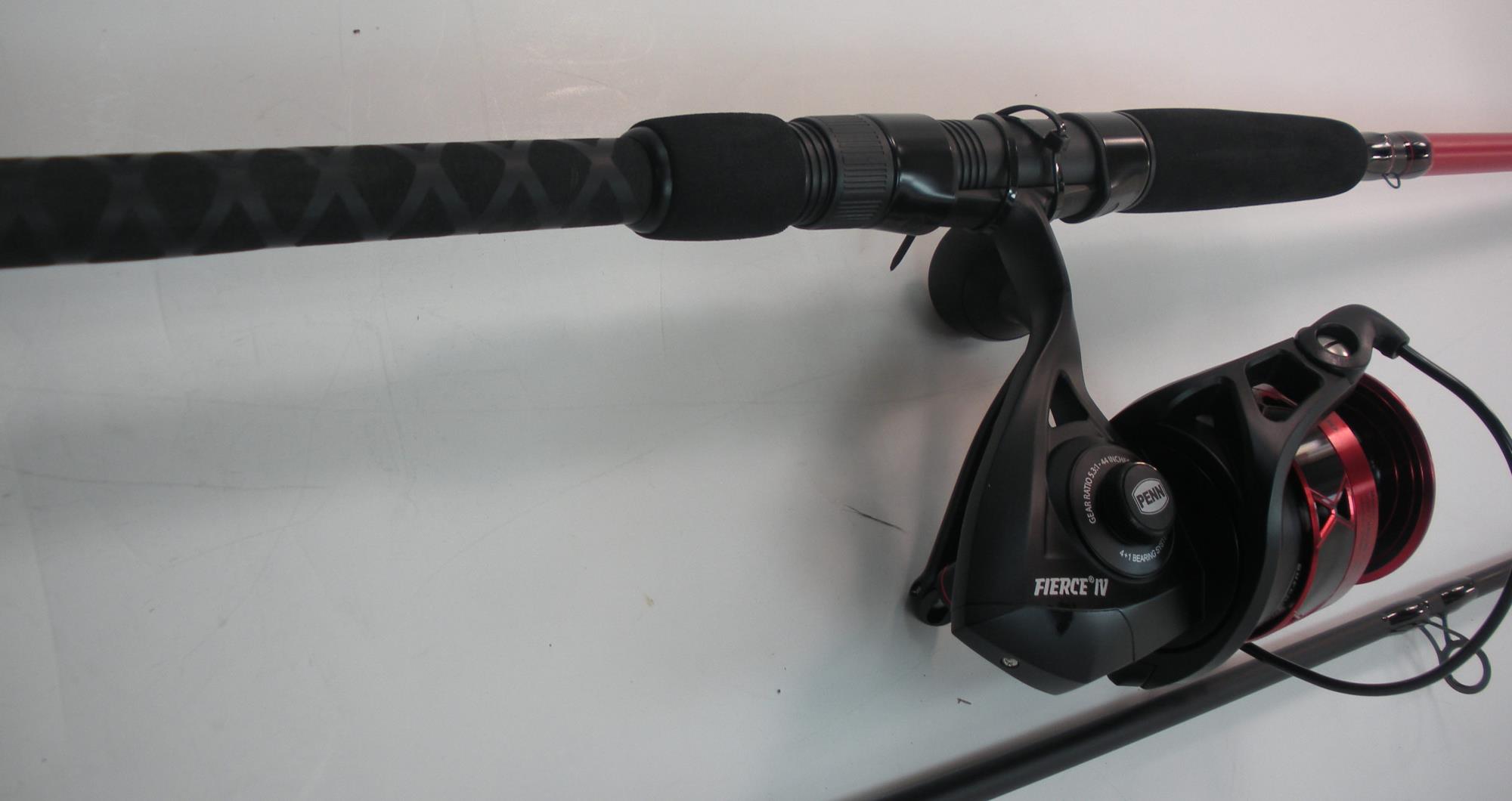 Penn 1558680 Frciv8000102h Combo 8000 Fierceiv Reel 10Ft Heavy