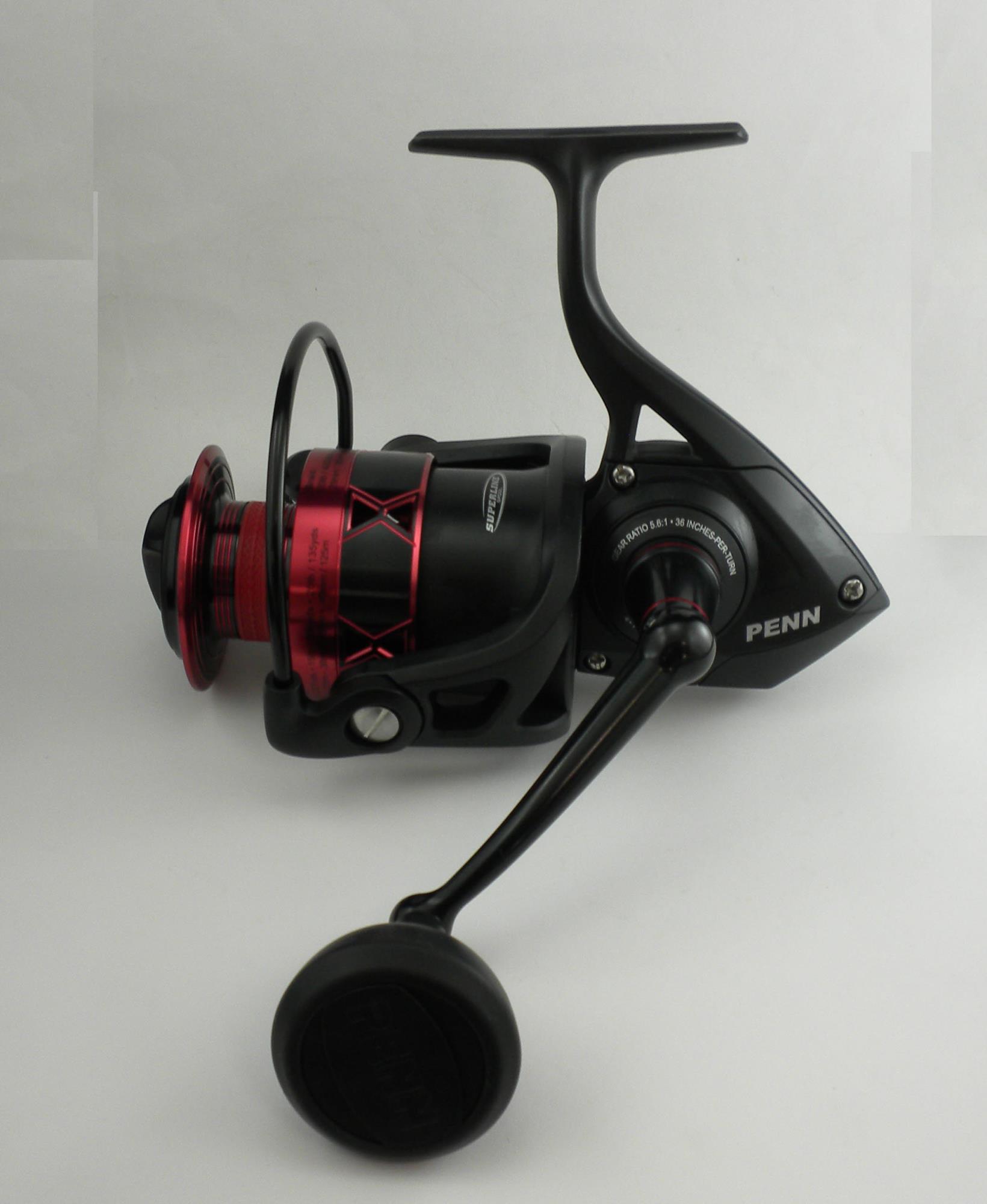 Penn 1558710 Penn FRCIV5000 Spin Reel 5BB-Gear Ratio 5.6-1. Line ...