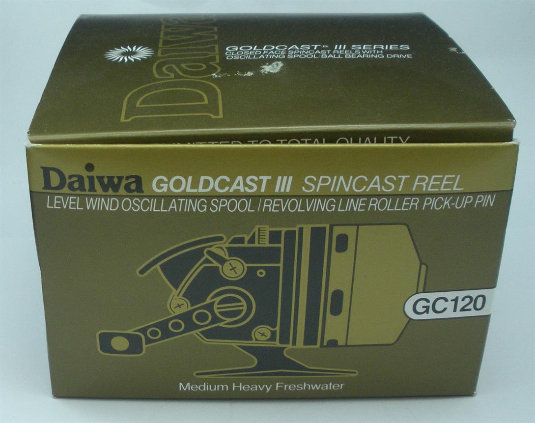 Daiwa GC120 Gold Cast III Series 1 BB Spincast Reel 20943 43178910023 ...