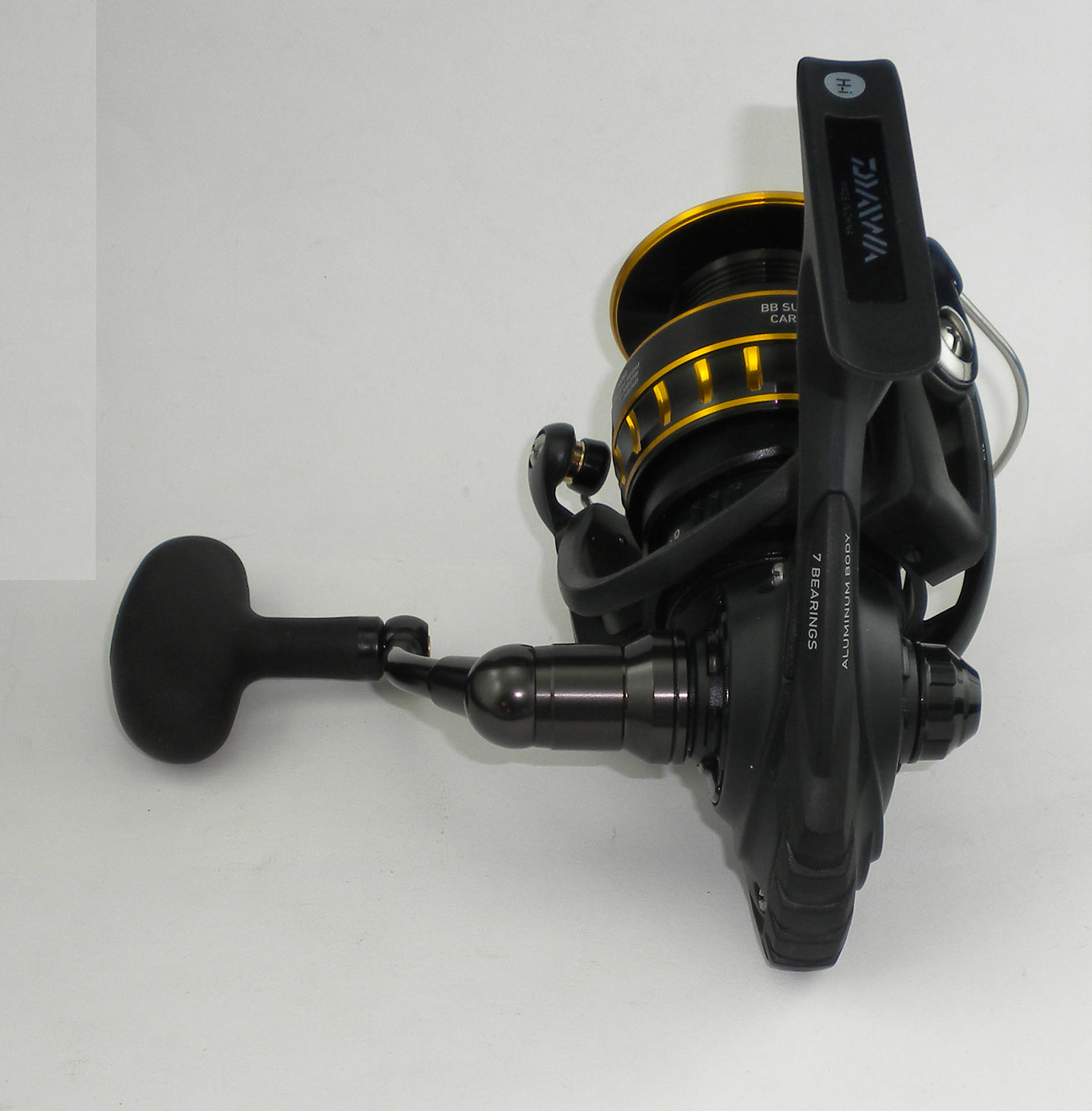 Daiwa BG4000 Black Gold Spinning Reel 14/210 yd Gear Ratio 5.7-1