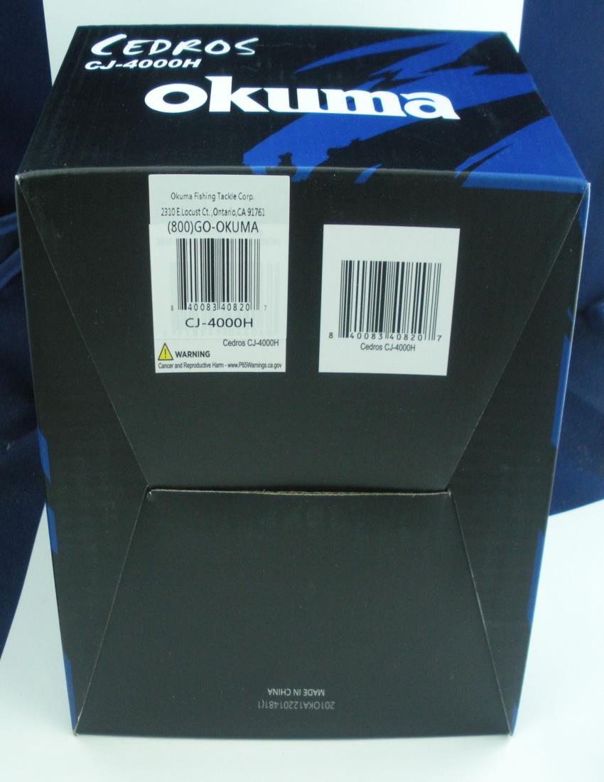 Okuma CJ4000H Cedros Saltwater Spinning Reel 6BB Plus 1RB