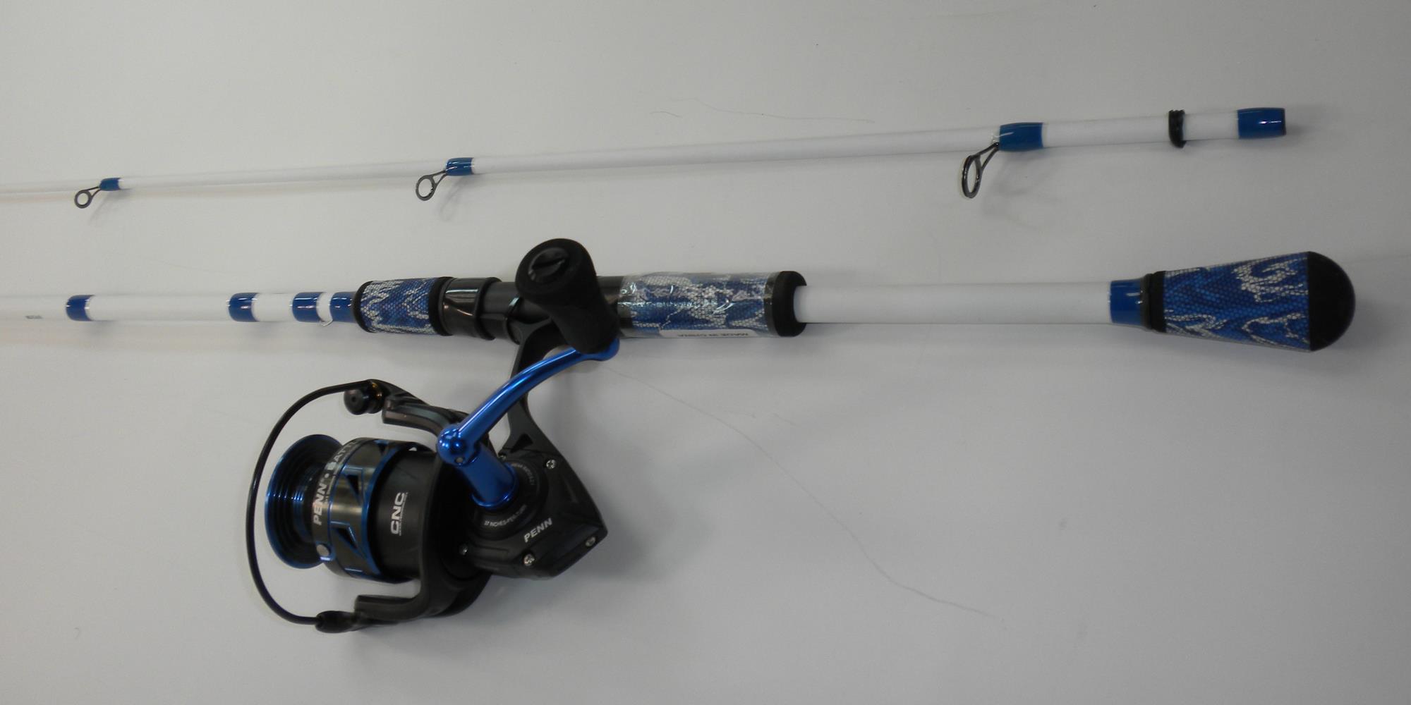 Penn 1518057 BTLIII4000LE702 BattleIII Reel 7Ft 2pc Med Surf Spin