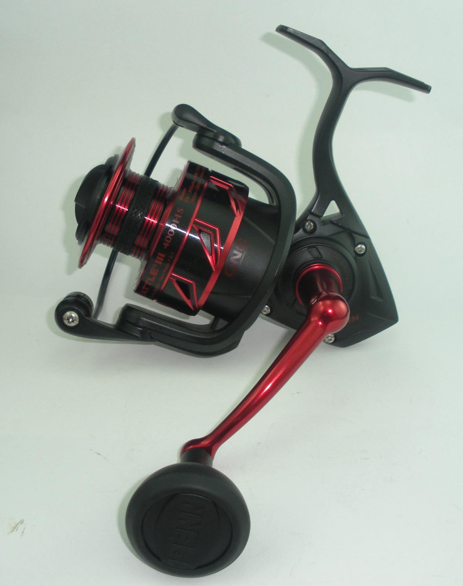 Penn Spinning Reel Battle III Spinning Reel - Black/Red for sale