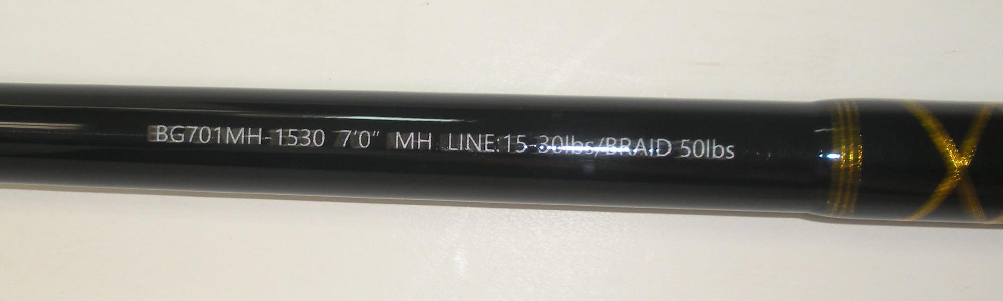 Daiwa BG4500/701MH Black Gold Spinnrolle Rod Combo 7 ft 1 Stück Med Heavy Action - Bild 11 von 11