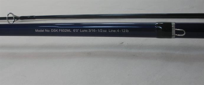 Daiwa DSK20-2B-F602ML DSK DShock 6 Ft 2 Piece Spinning Combo 43178959152 |  eBay Australia