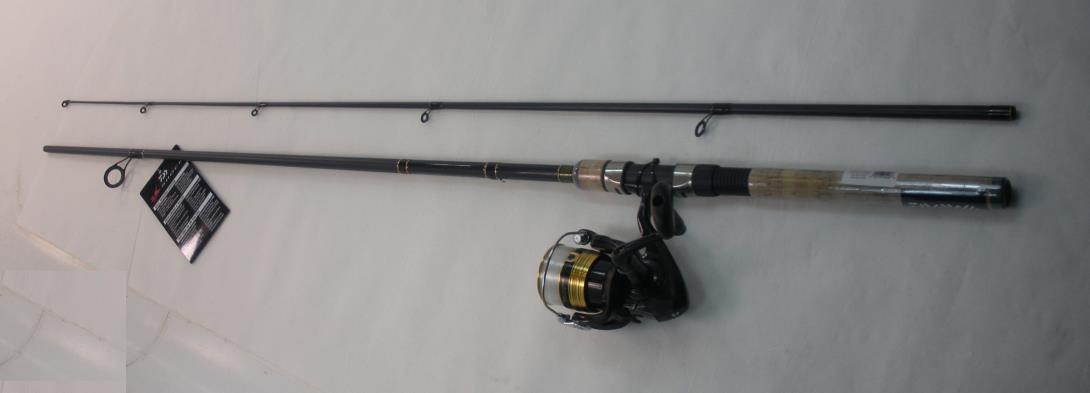 Daiwa DSK30-B/F702M-12C 7 Ft DShock 1 BB Spinning Reel Rod Combo w/ Line 2 pc