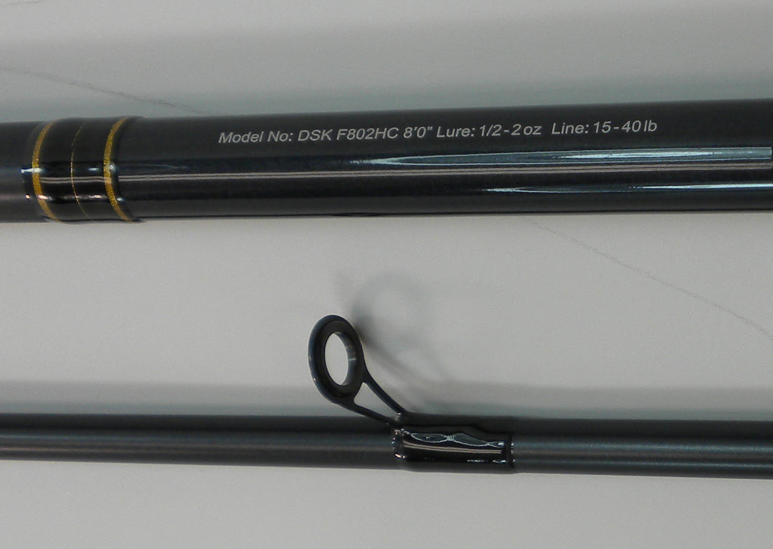 Daiwa DSK40-B/F802H DShock Reel Rod Spinning Combo 8 ft 2 pc Heavy