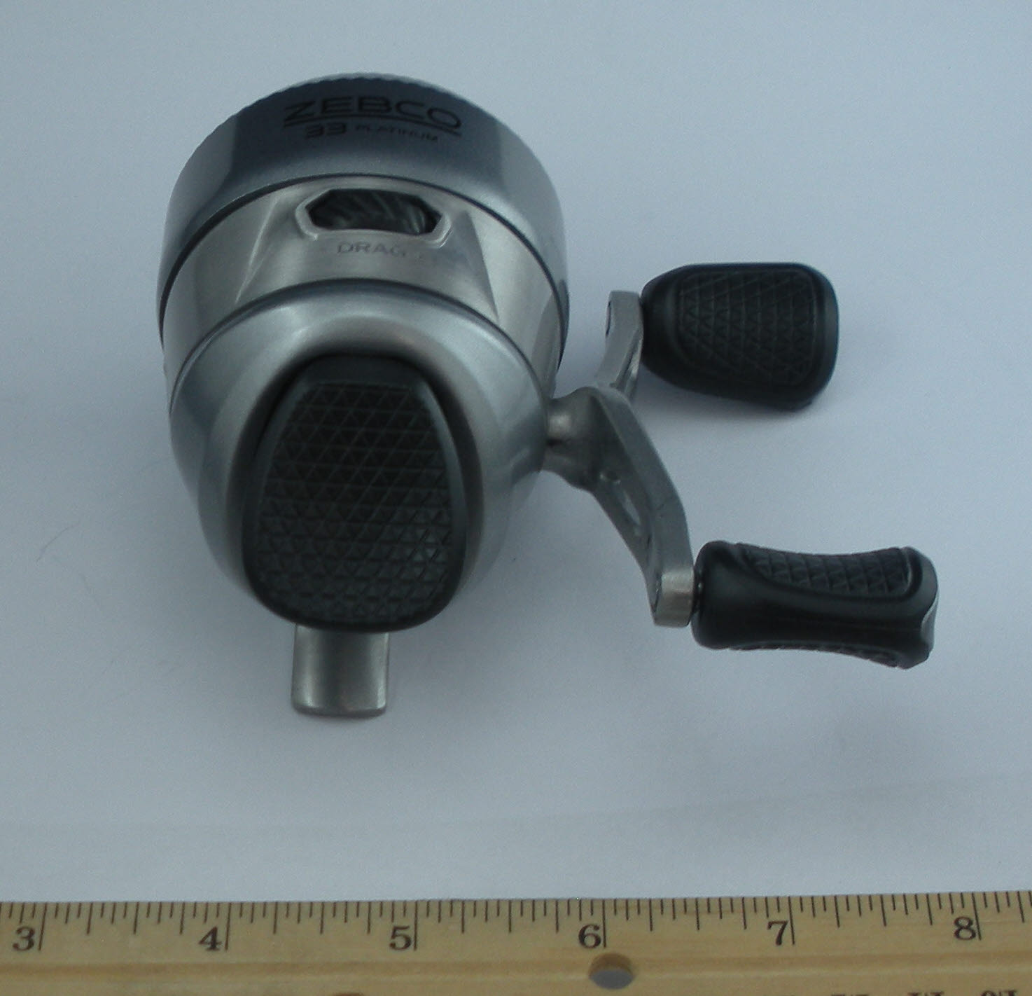 Zebco 2140432 33NPL 5BB Platinum Spincast Reel With 120yd 10 lb Test Line - Picture 3 of 5