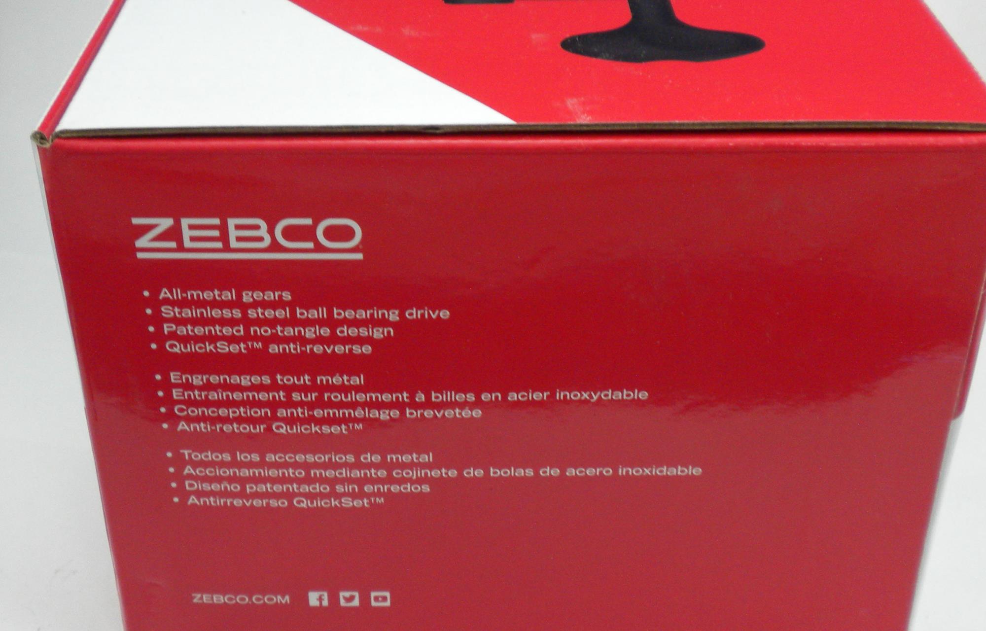 Zebco 2140439 808JSF Saltwater Spincast Push-Button Reel w/ 20Lb
