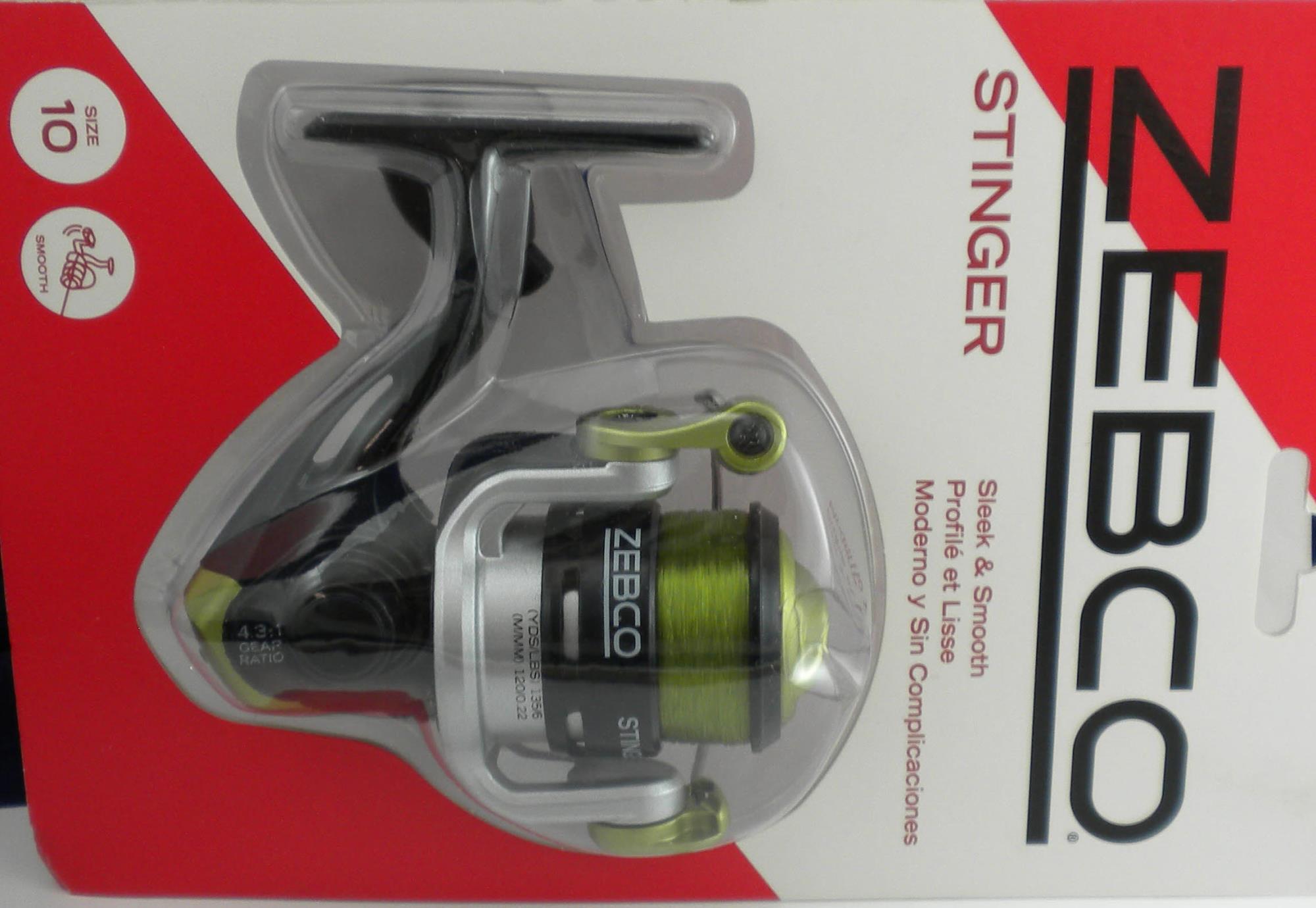 Zebco 2139124 SSP10A Stinger Spinning Reel with 6Lb Line