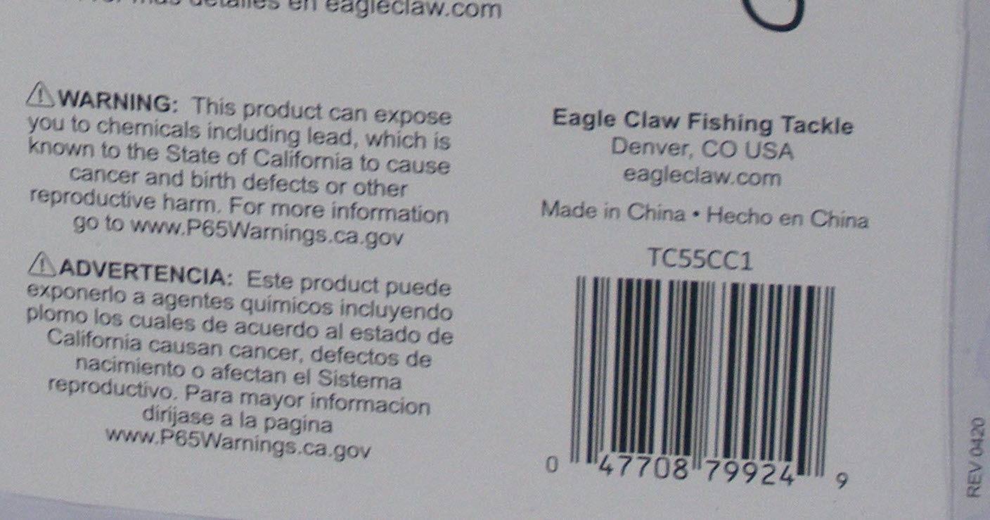 Combo de fundición de giro Eagle Claw TC55C1 Trait Zaldain 5FTLadies con caja de aparejos - Imagen 6 de 9