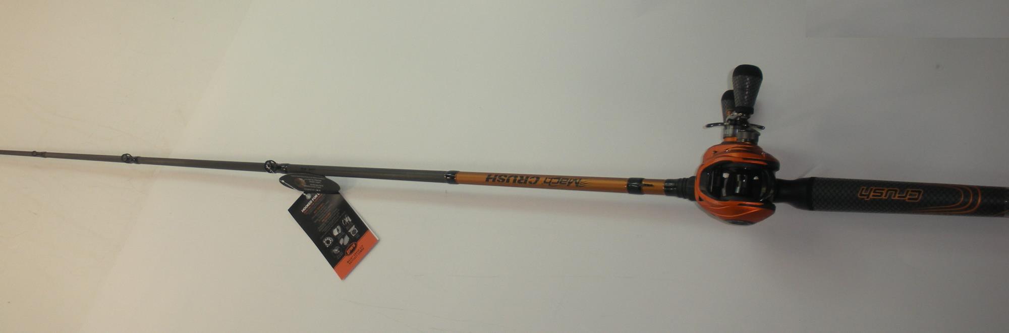 Lews MCR1SHA70MH Mach Crush Baitcast Combo 7 Ft Heavy Action Lews MCR1SHA70MH Mach Crush Baitcast Combo 7 Ft Heavy Action