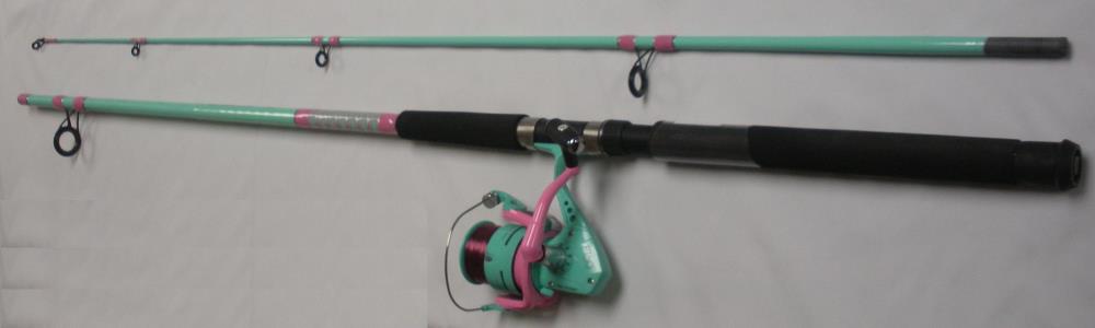 Sea Striker PT50 SS80PG Surf Spinning Combo, 8-Feet, Piece with Line