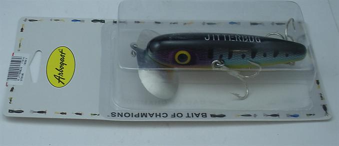 Leurre De Surface Arbogast XL Muskie Jitterbug, Coloris Perche, 4 1/2 Pouces - Neuf
