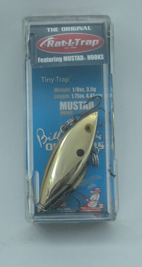 Gold Color Rattle Trap Bill Lewis TT26 Rat-L-Trap Tiny Trap Rattle Trap 1/8 oz Color Gold ...