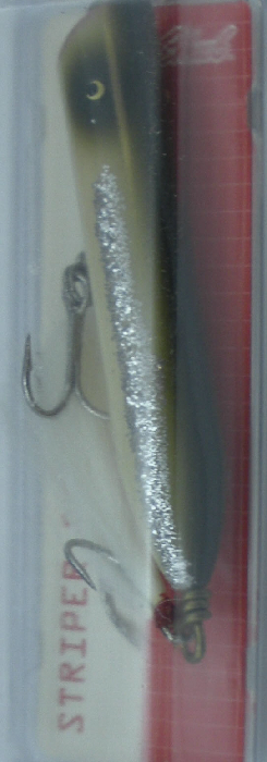 Ancien Leurre Creek Chub Striper Striker Vintage - 2 Hameçons, Bleu/blanc, Pêche Mer