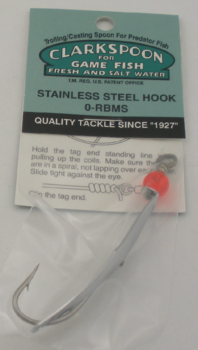 Clarkspoon 0-RBMS Taille 0 Chrome Clarkspoon 2-1/2 " Lame 3/0 Crochet - Photo 1 sur 4