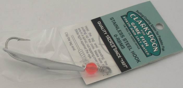 Clarkspoon 0-RBMS Taille 0 Chrome Clarkspoon 2-1/2 " Lame 3/0 Crochet - Photo 2 sur 4