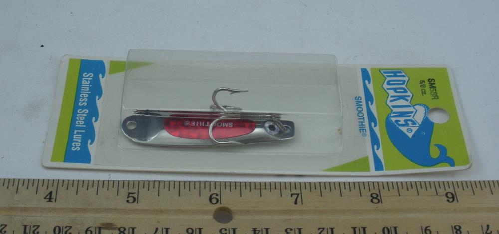 Hopkins SM75R 3/4 oz Leurre Shorty Cuillère Rouge en Acier